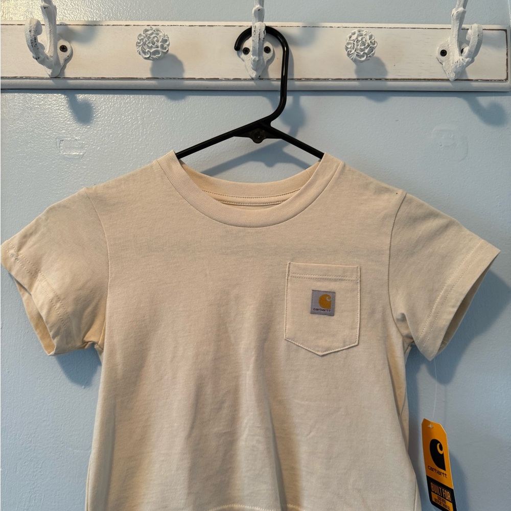 Carhartt Kids Cream Short Sleeve Tee